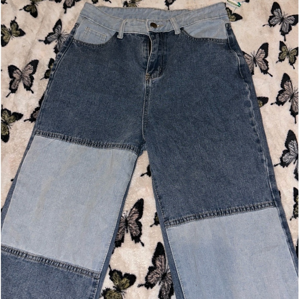 patchwork jeans 💙